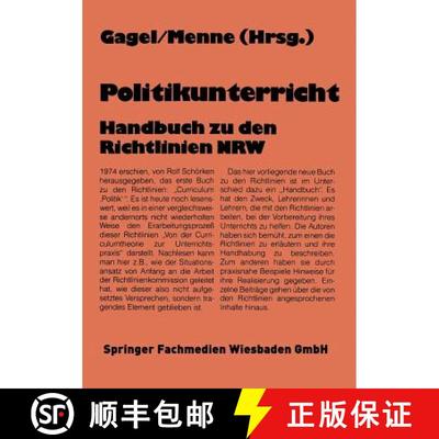 【3-4周达】Politikunterricht: Handbuch zu den Richtlinien NRW [9783663077404]