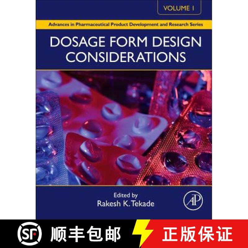 【3-4周达】Dosage Form Design Considerations: Volume I [9780128144237]