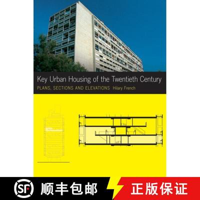 【3-4周达】Key Urban Housing of the Twentieth Century: Plans, Sections and Elevations [With CDROM] [9780393732467]