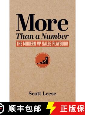 【3-4周达】More Than a Number: The Modern VP Sales Playbook [9780998405490]