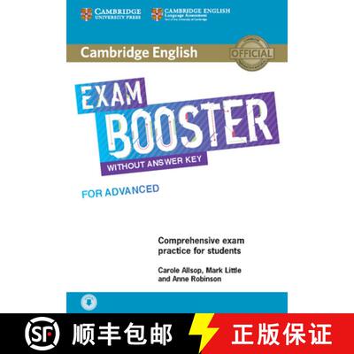 【3-4周达】剑桥CAE考试 学生书不带答案带音频 Cambridge English Exam Booster for Advanced Without Answe... [9781108349079]