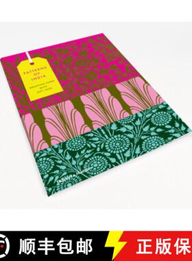 【3-4周达】Patterns of India: Gift Wrapping Paper Book: 10 Sheets of Wrapping Paper with 12 Gift Tags [9780500420560]