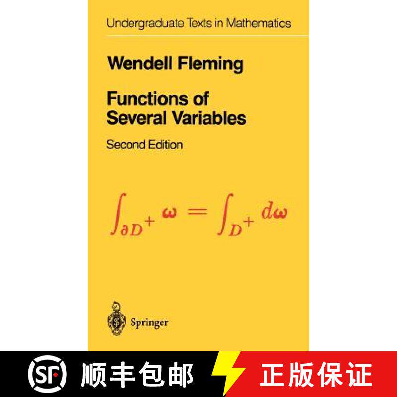 【3-4周达】Functions of Several Variables [9780387902067]