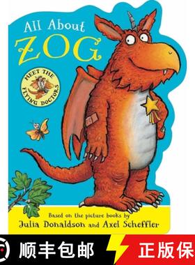 【3-4周达】All About Zog - A Zog Shaped Board Book [9780702332968]