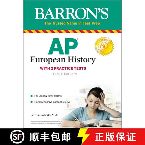 AP European History: With 2 Practice Tests (Tenth Edition) [9781506262079]