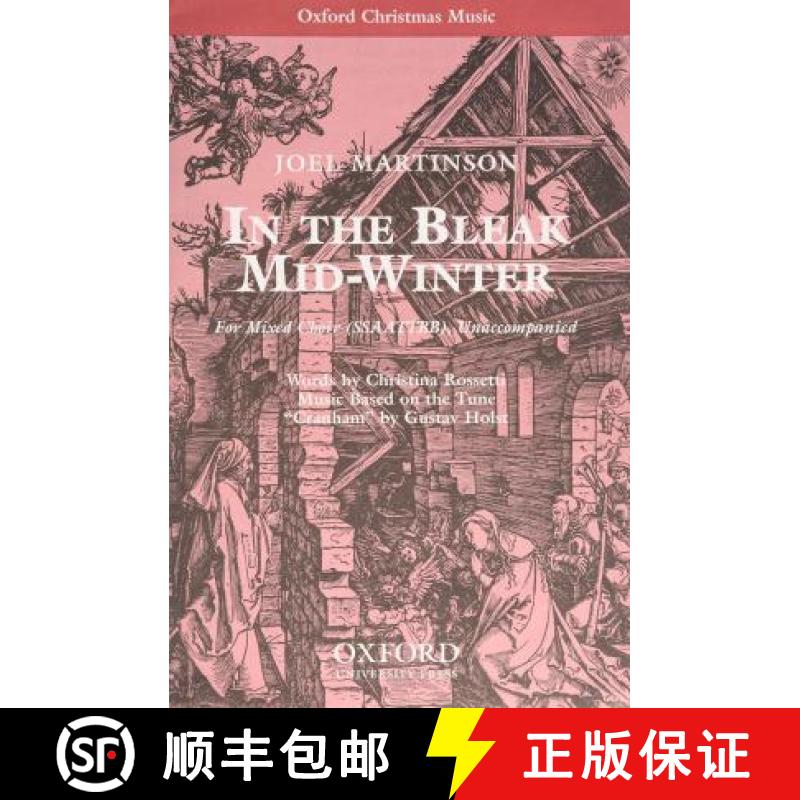 【3-4周达】In the bleak mid-winter: Vocal score [9780193862272]