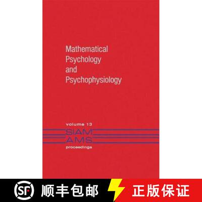 【3-4周达】精装 Mathematical Psychology and Psychophysiology [9780898591828]