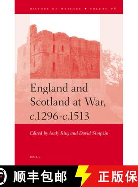 预订 England and Scotland at War, C.1296-C.1513 [9789004229822]