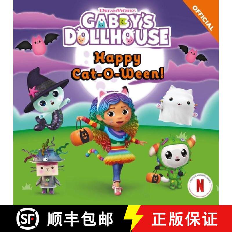 【3-4周达】DreamWorks Gabby's Dollhouse: Happy Cat-O-Ween [9781408375860]