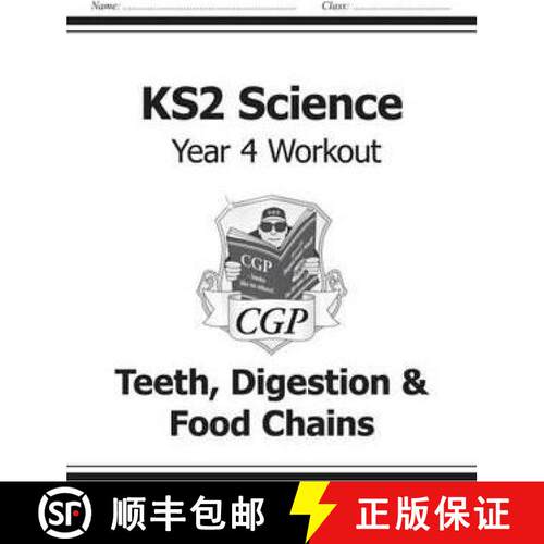 【3-4周达】KS2 Science Year Four Workout: Teeth, Digestion & Food Chains [9781782940845]