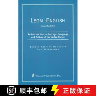 【3-4周达】Legal English: An Introduction to the Legal Language and Culture of the United States [9780379215090]