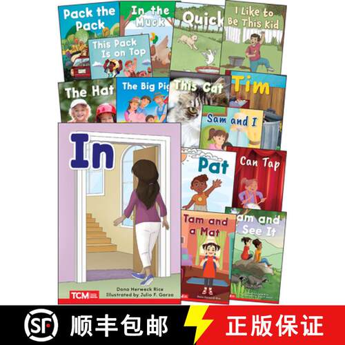 预订 Decodable Books Grade Pk-K Set 1: 15-Book Set [9798765956410]