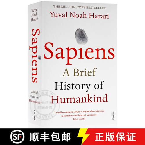 现货 人类简史 Sapiens: A Brief History of Humankind [9781784709044]