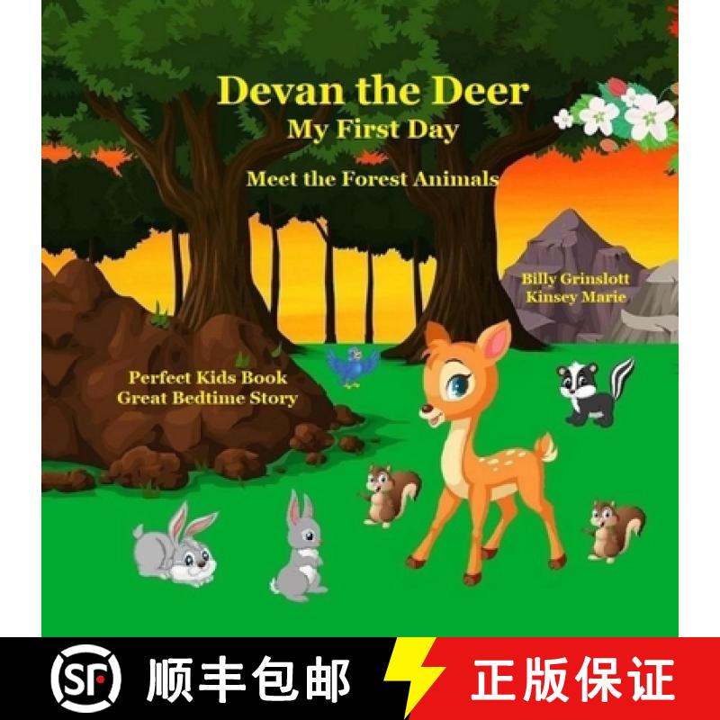 【3-4周达】Devan the Deer My First Day: Meeting the Forest Animals [9781957881003]