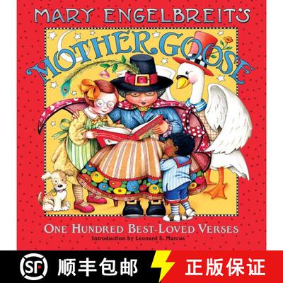 【3-4周达】Mary Engelbreit's Mother Goose: One Hundred Best-Loved Verses [9780060081713]