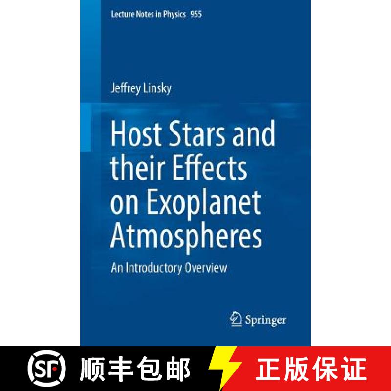 【3-4周达】Host Stars and their Effects on Exoplanet Atmospheres : An Introductory Overview [9783030114510]