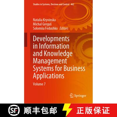 【3-4周达】Developments in Information and Knowledge Management Systems for Business Applications : V... [9783031256943]