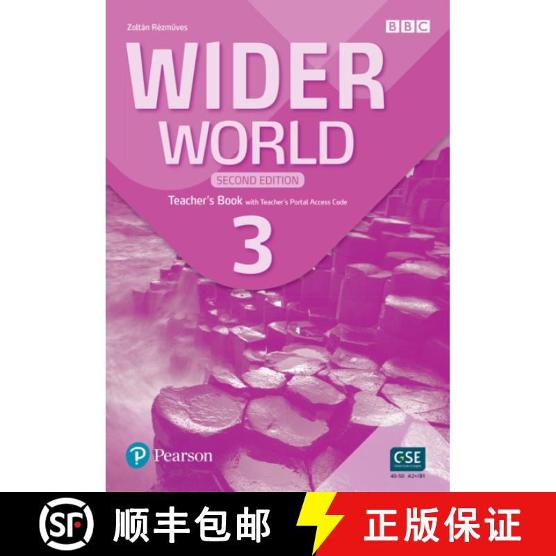 【3-4周达】WIDER WORLD 2E 3 TB WITH TEACHER'S PORTAL ACCESS CODE [9781292342269]