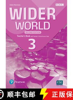 【3-4周达】WIDER WORLD 2E 3 TB WITH TEACHER'S PORTAL ACCESS CODE [9781292342269]