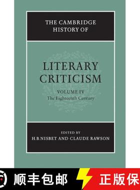 【3-4周达】Cambridge History of Literary Criticism: Volume 4, The Eighteenth Century: - The Eighteent... [9780521317207]