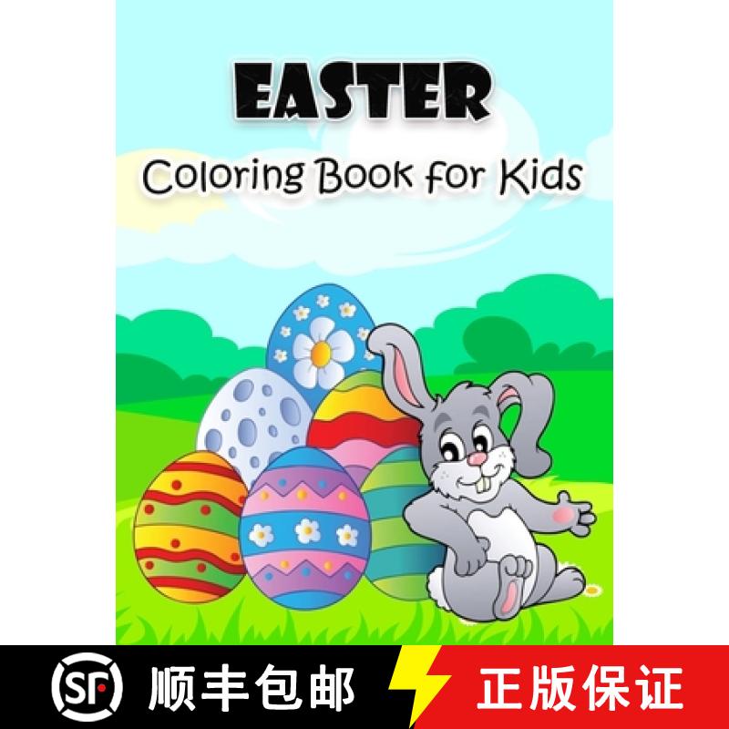 【4周达】Easter Coloring Book for Kids: Big and Super Fun Easter Illustrations for Boys, Girls, Toddl...[9788775778829]