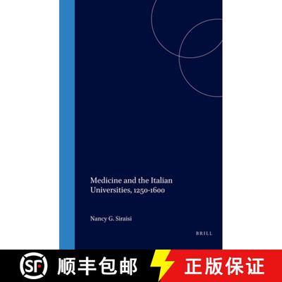 预订 Medicine and the Italian Universities, 1250-1600: [9789004119420]