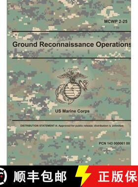 【3-4周达】Ground Reconnaissance Operations (MCWP 2-25) [9780359014552]