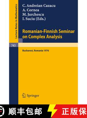 【3-4周达】Romanian-Finnish Seminar on Complex Analysis: Proceedings, Bucharest, Romania, June 27 - J... [9783540095507]