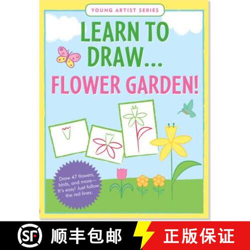 Learn To Draw Flower Garden! (Easy Step-by-Step Drawing Guide) (Young Artist Series) [9781441305572]