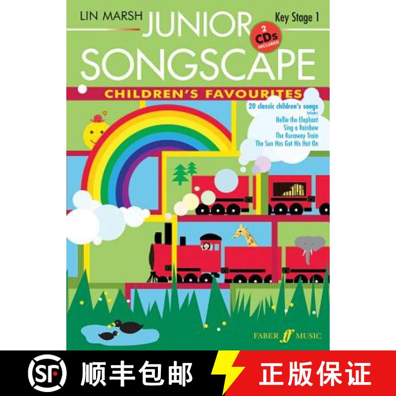 【3-4周达】Junior Songscape: Children's Favourites (with 2CDs) [9780571526444]