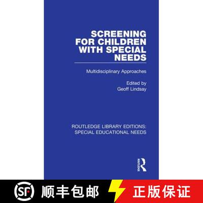 【3-4周达】Screening for Children with Special Needs: Multidisciplinary Approaches [9781138587625]