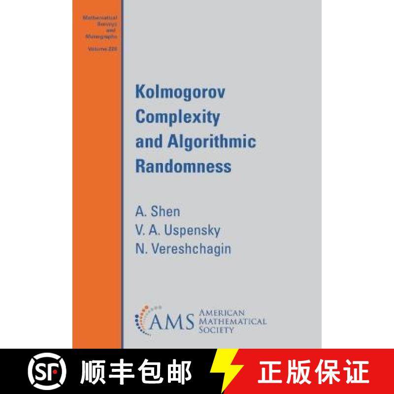 【3-4周达】Kolmogorov Complexity and Algorithmic Randomness [9781470470647]