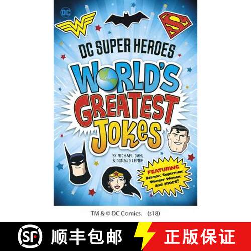 预订 DC Super Heroes World's Greatest Jokes: Featuring Batman, Superman, Wonder Woman, and More! [9781684360024]