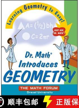 【3-4周达】Dr. Math Introduces Geometry: Learning Geometry Is Easy! Just Ask Dr. Math! [Wiley数学] [9780471225546]