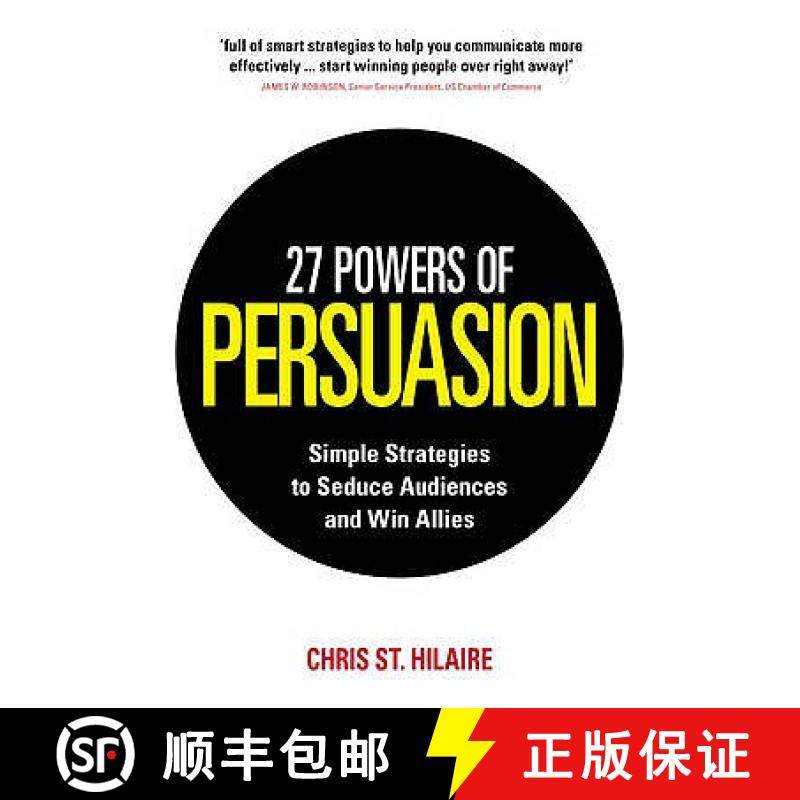 【3-4周达】27 Powers of Persuasion : Simple Strategies to Seduce Audiences and Win Allies [9780091939649]