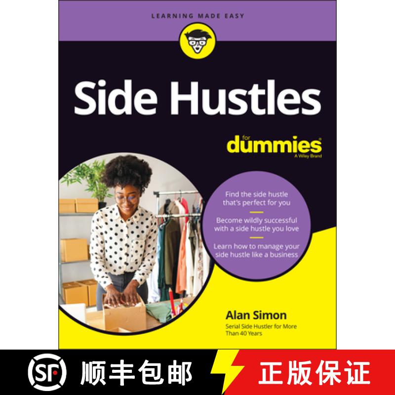 【3-4周达】Side Hustles for Dummies [9781119870135]