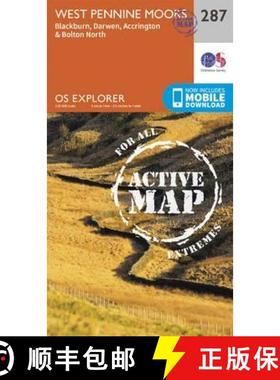 【3-4周达】West Pennine Moors - Blackburn, Darwen and Accrington [9780319471593]