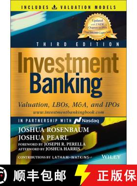 【3-4周达】Investment Banking: Valuation, LBOs, M&A, and IPOs (Book + Valuation Models), Third Editio... [9781119867876]