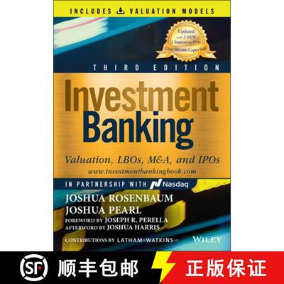 【3-4周达】Investment Banking: Valuation, LBOs, M&A, and IPOs (Book + Valuation Models), Third Editio... [9781119867876]