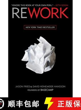 现货 重来:更为简单有效的商业思维 美版精装 Rework [9780307463746]