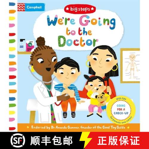 【3-4周达】We're Going to the Doctor: Going For A Check-Up (Big Steps) [9781529004038]