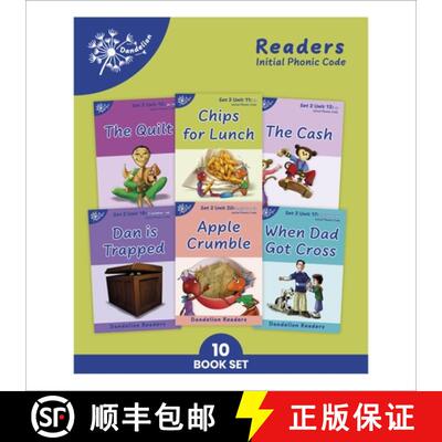 【3-4周达】Phonic Books Dandelion Readers Set 2 Units 11-20 (Two-letter spellings sh, ch, th, ng, qu,... [9781907170065]