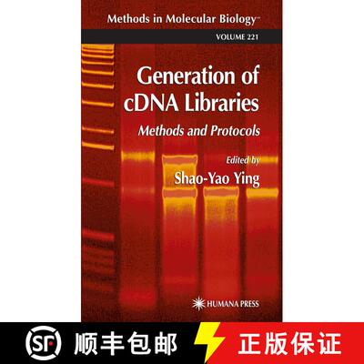【3-4周达】Generation of cDNA Libraries: Methods and Protocols [9781588290663]