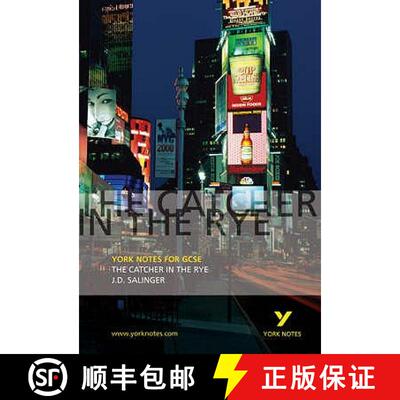 【3-4周达】Catcher in the Rye: York Notes GCSE - for 2026, 2027 exams [9780582772724]