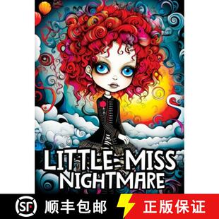Book Featuring Cute Miss 9788396934604 Mysterious Journey... Little Nightmare Coloring Girls Spooky 4周达