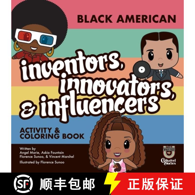 【3-4周达】Black American Inventors, Innovators, & Influencers: Activity & Coloring Book [9798893424102]