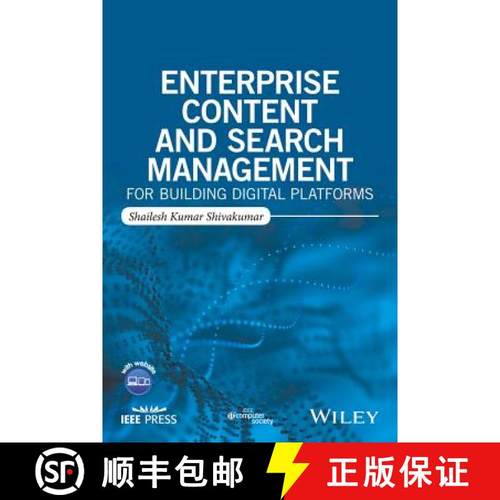【3-4周达】Enterprise Content And Search Management For Building Digital Platforms [Wiley计算机] [9781119206811]