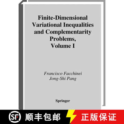 【3-4周达】精装 Finite-Dimensional Variational Inequalities and Complementarity Problems [9780387955803]