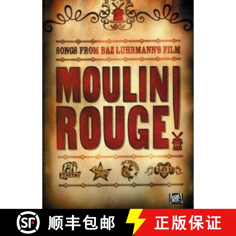 【2-3周达】Moulin Rouge: For Piano, Voice and Guitar [9780711992047]