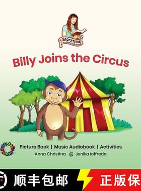 【3-4周达】Billy Joins the Circus: Picture Book | Music Audiobook | Activities [9781838389208]